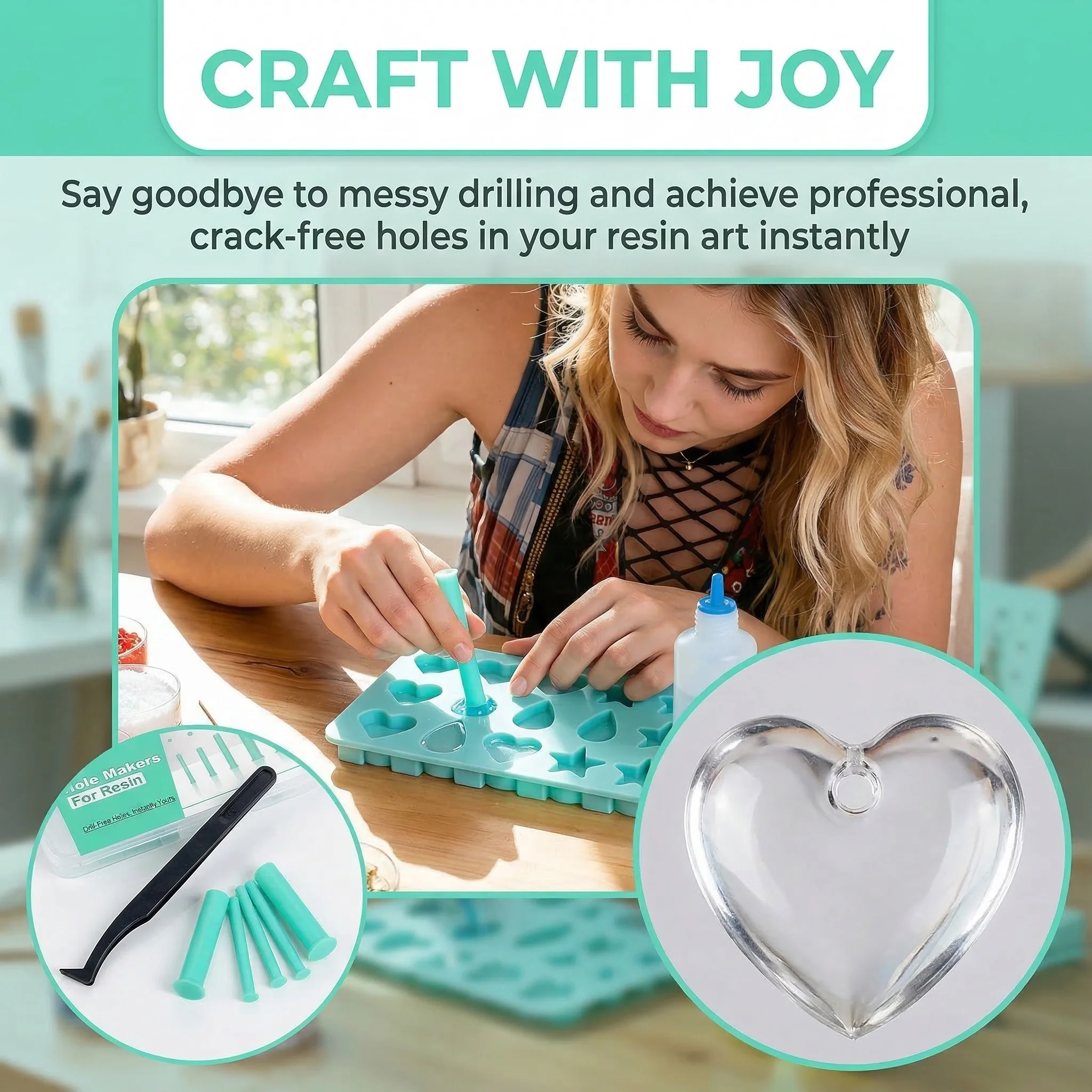 35pcs Resin Hole Opener Kit 2- - Jewelry Making Uv Resin Kit review and price