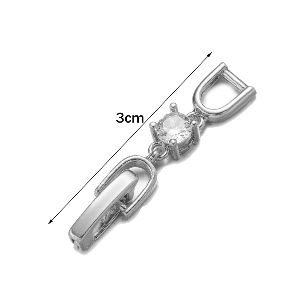 5pcs White Gold Plated Crystal - Jewelry Making Kit For Adults review and price
