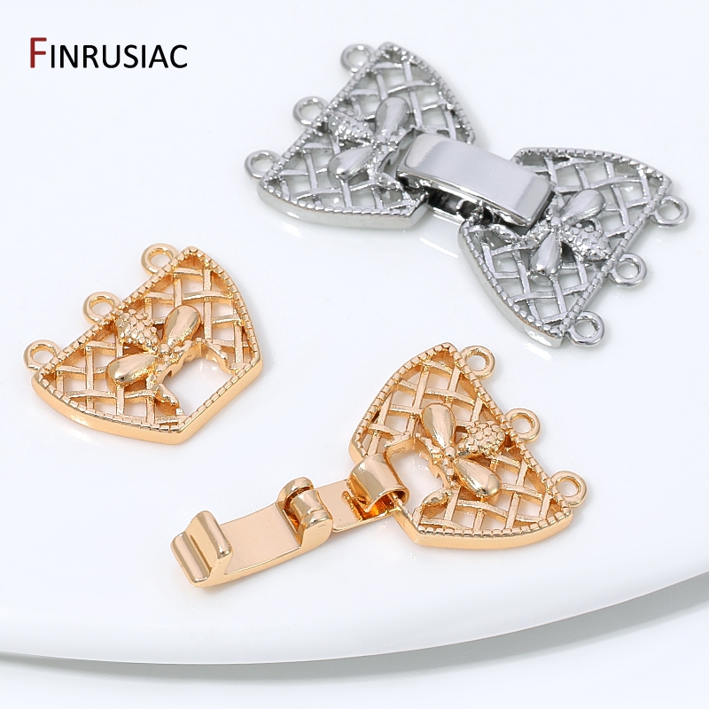 14K Gold Plated Brass 3-Row Pe - Jewelry Making Pins review and price