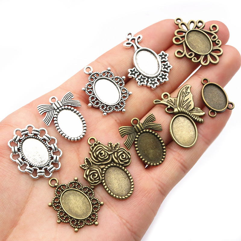 20pcs Fits 10x14mm Cabochons O - Jewelry Making Tray review and price