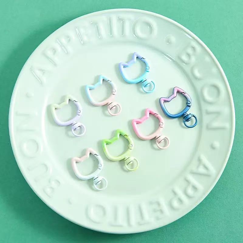 5-10PCS Gradient Cute Cat Clas - Jewelry Making Pins review and price