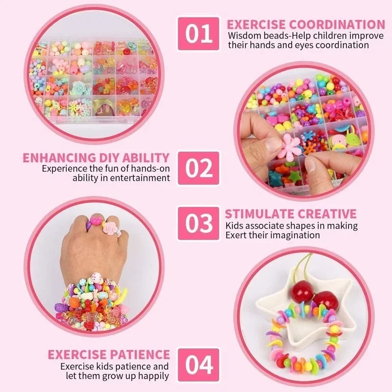 Girls DIY Bead Set Jewelry Mak - Jewelry Making Kits For Kids review and price
